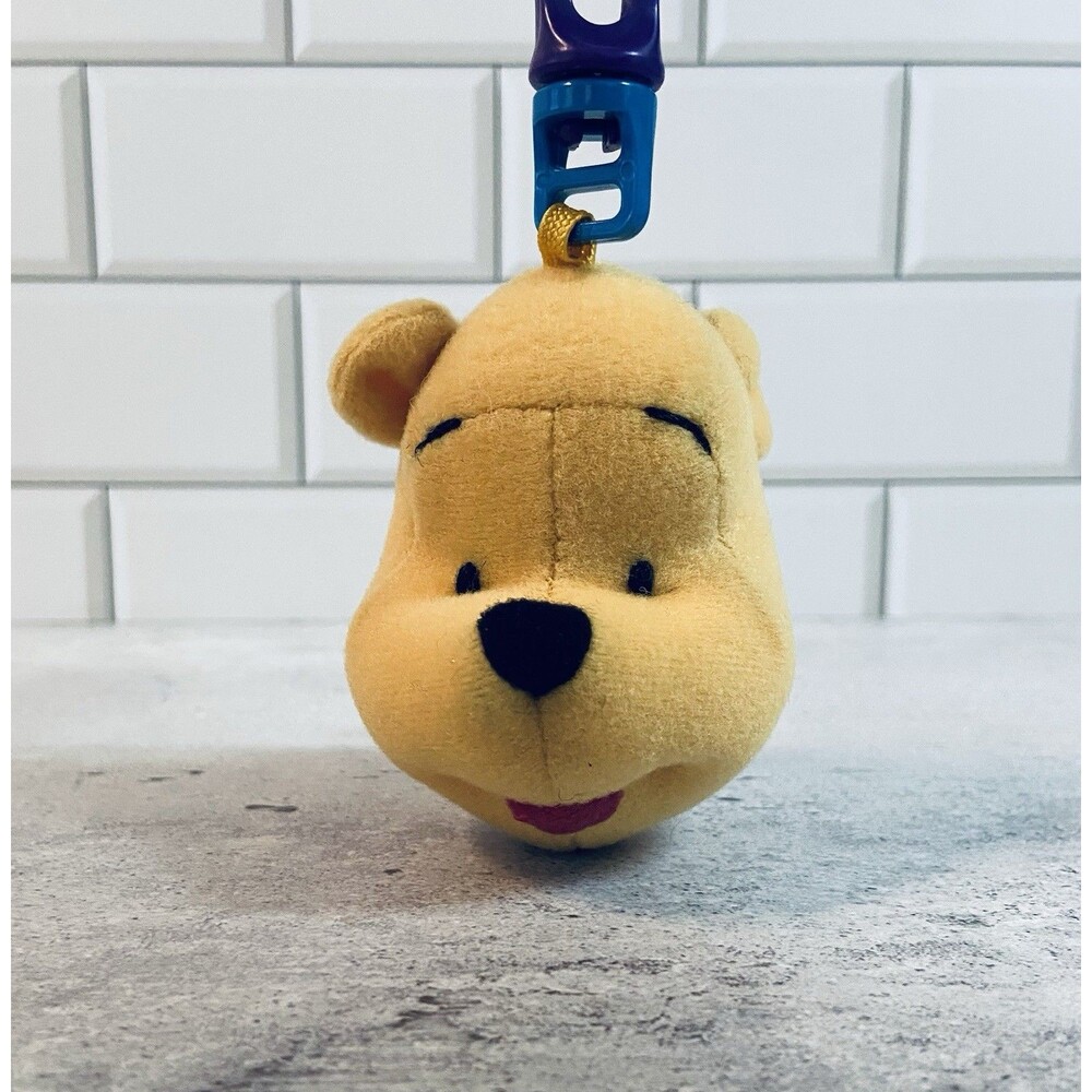 Vintage McDonald's Happy Meal Toy Winnie The Pooh Plush Backpack Clip